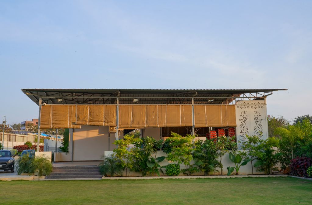 The farmhouse at LVN Haven Farms, Shamshabad