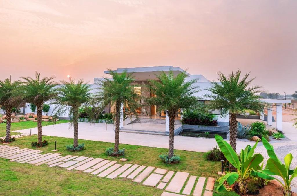 The farmhouse at AJ House, Moinabad