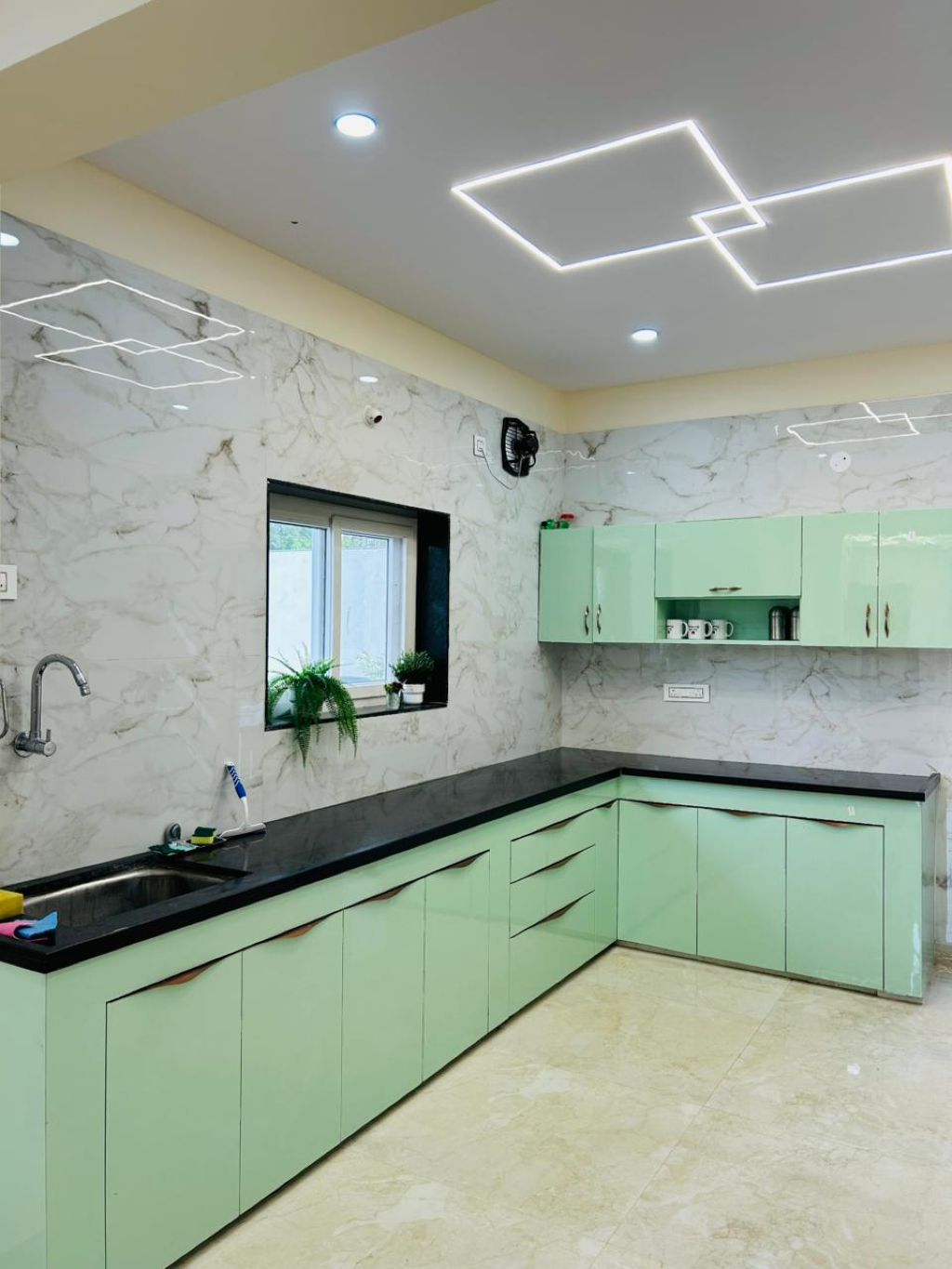 Kitchen at Brown Farm Retreat, Bakaram, Moinabad