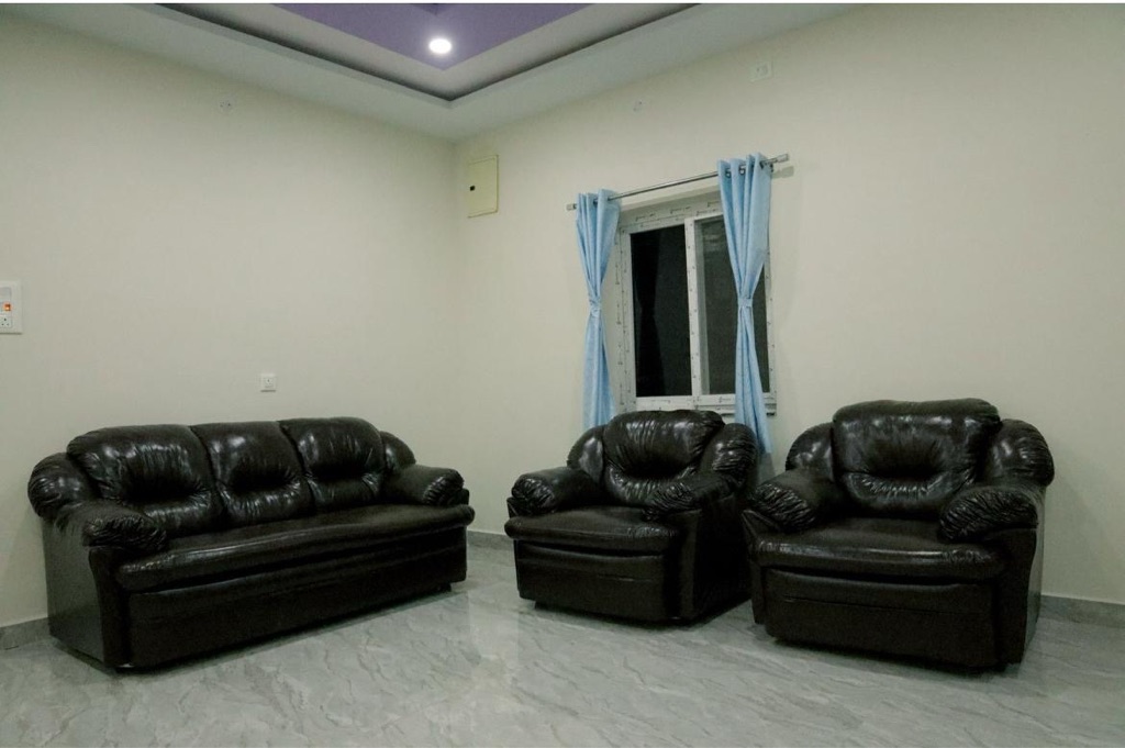 Living room at Vasantha Farm, Surangal, Moinabad