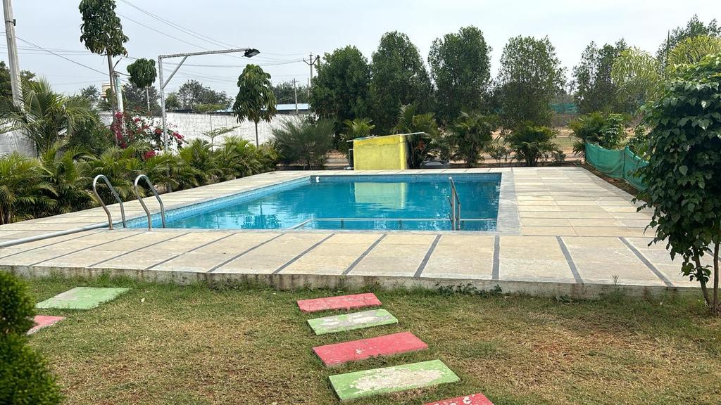 Private swimming pool at APR Botanica, Amdapur, Moinabad